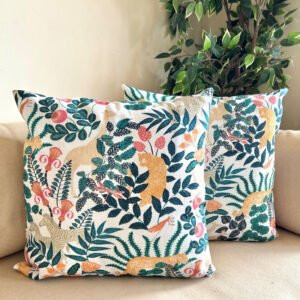 Blooming Forest Cotton Cushion Covers