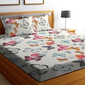 Butterfly Cotton Bedsheet