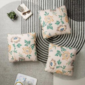 Floral Cotton Printed Pillow Cover